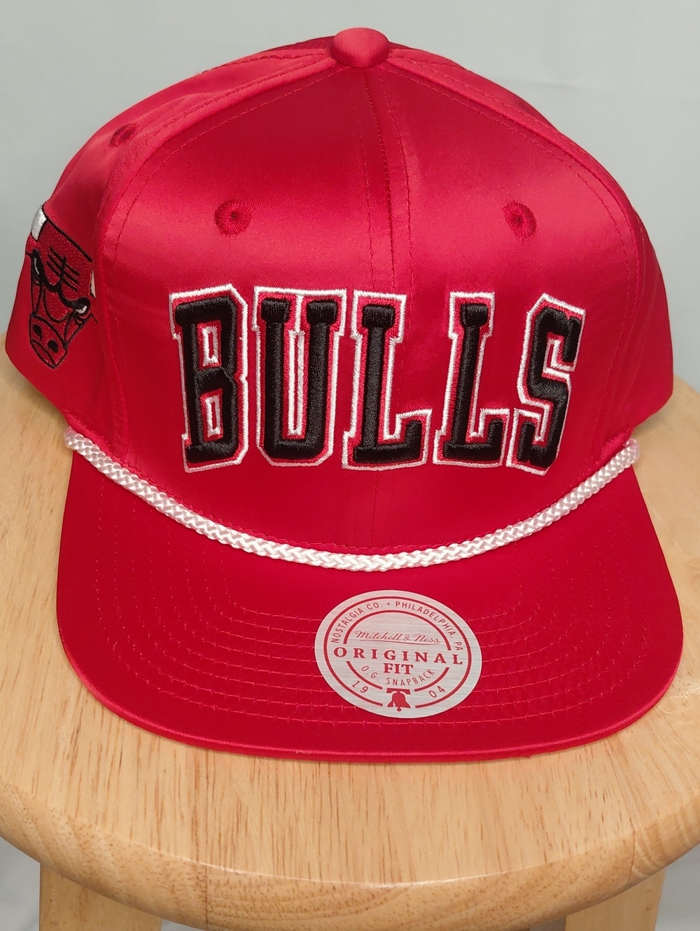 Mitchell & Ness Red Chicago BULLS Rope Snapback